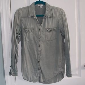 Cotton On Sage Button Down Shirt